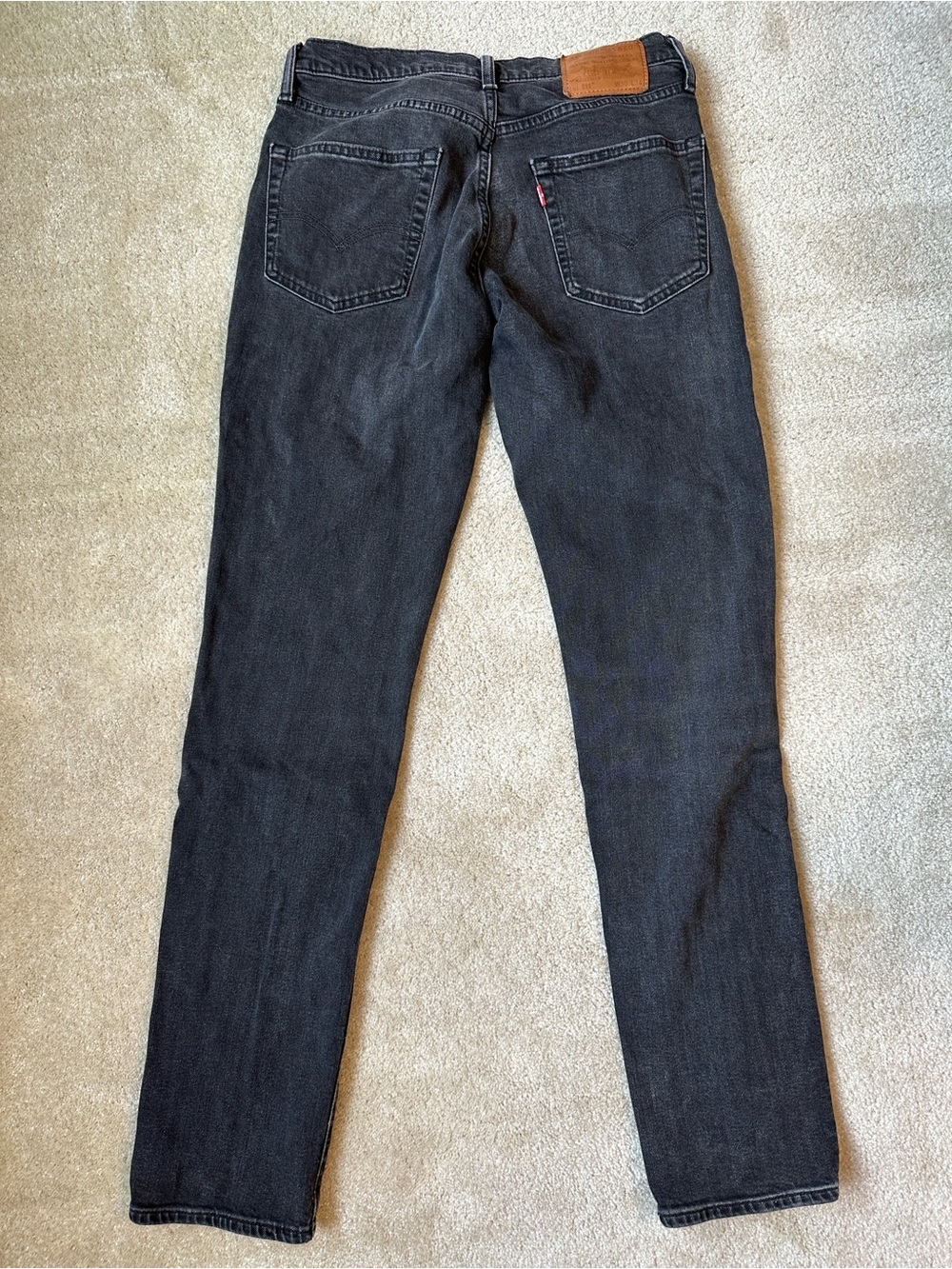 Levi’s Men's Black Slim Straight Jeans - 511 size 30 x 34